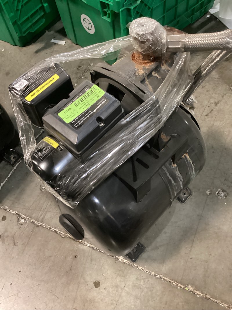 Condition photo showing As Is for mastercraft 062-3415-8  shallow well jet pump black 
