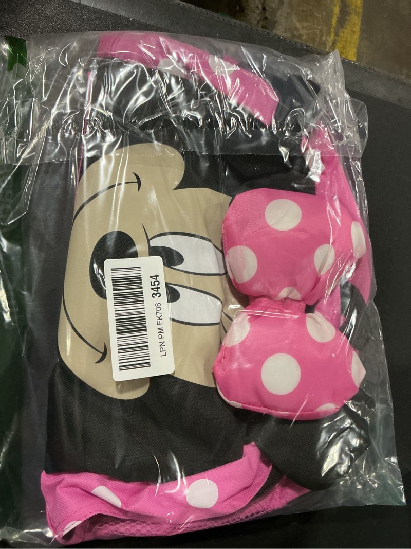 Condition photo showing Good Condition for Big Face Minnie Mouse Backpack for Kids Toddlers ~ Premium 14" Minnie School Bag with 3D Ears and Puffy Bow (Minnie Mouse School Supplies Bundle)