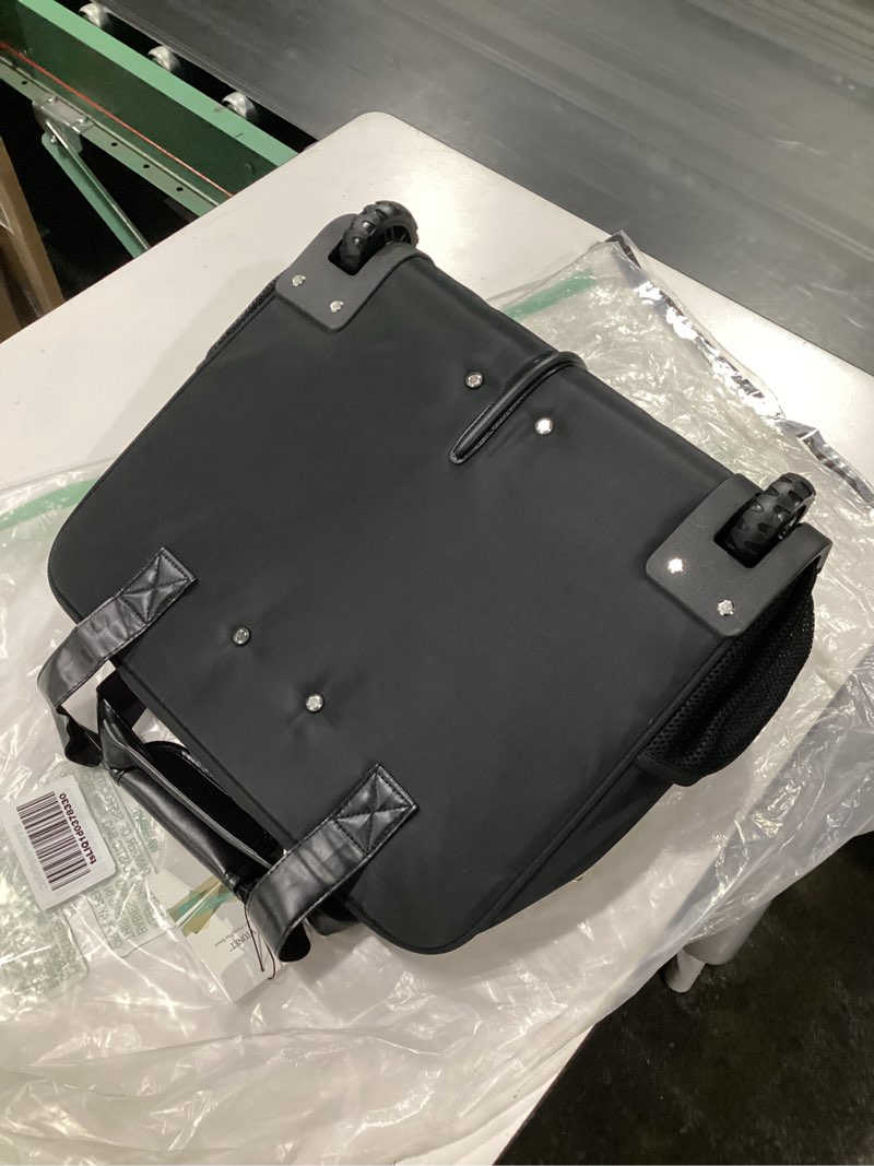 Condition photo showing Good Condition for ytonet rolling laptop bag women, rolling briefcase for women, 17.3 inch laptop bag with wheels rolling computer bag laptop case for work travel college business wife mom teacher, black large black