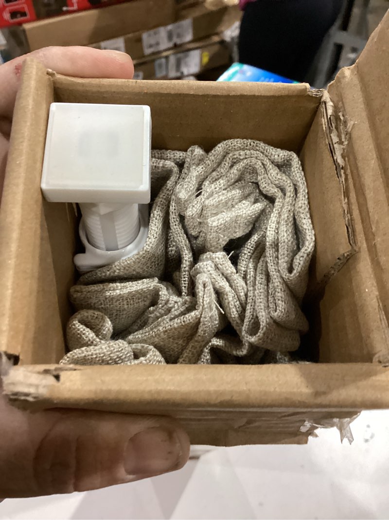Condition photo showing New/Like New for UNISHADES no Drill Cordless Roman Shades for Windows, 24" W × 64" H - Light Filtering - Linen - Beige Light Filtering - Linen - Beige 24" W × 64" H