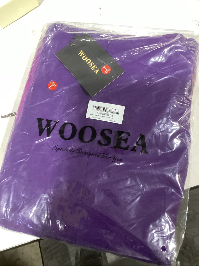 Condition photo showing Good Condition for WOOSEA Women's Scoop Neck Sleeveless Split Bodycon Mermaid Evening Cocktail Long Dress Medium Purple