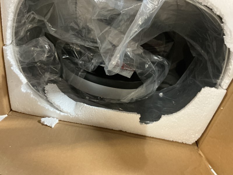 Condition photo showing New/Like New for bestoffice | 13 gallon stainless steel trash can with lid | steel | automatic touchless garbage can | odor control | modern oval design | easy to clean | for kitchen, bathroom, office or home stainless steel stainless steel
