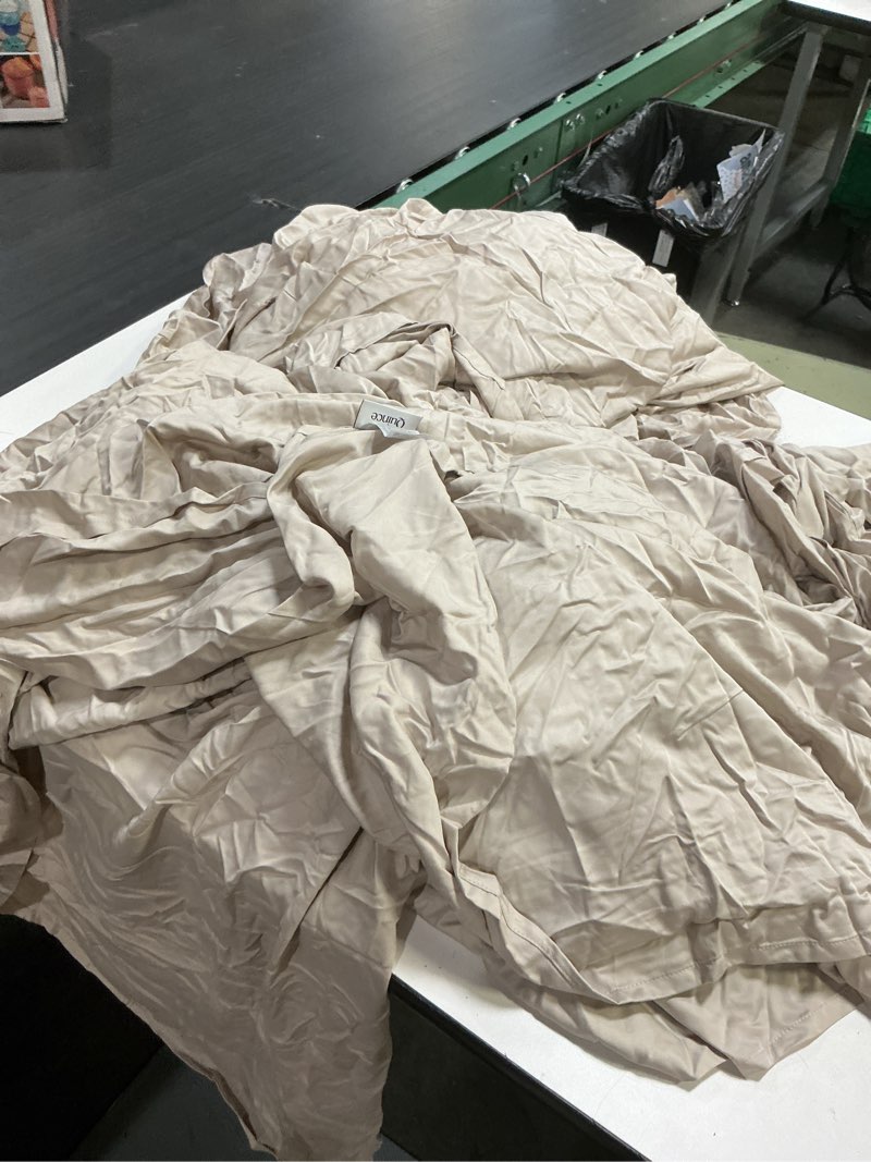 Condition photo showing Good Condition for quince 100% viscose from organic bamboo cal king sheet set sand