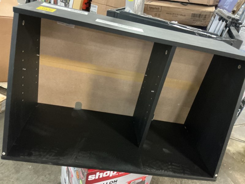 Condition photo showing As Is for mainstays gamer tv stand console for tv's up to 32", black finish