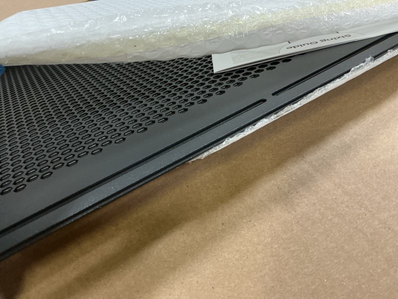 Condition photo showing Good Condition for rv entry screen door grille,upgraded adjustable 16-32 in width, 21.25 in height, metal entry screen door protector,camper screen door grill,rv door defender