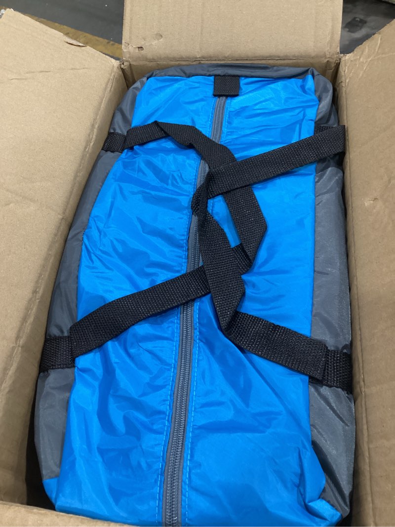 Condition photo showing Good Condition for gorich beach tent sun shelter with upf50+ uv protection for 1-2/3/4-5/6-7 person, lightweight & portable beach shade canopy with 2 zippered doors, easy setup family beach umbrella skyblue 6 person