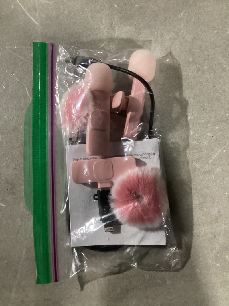 Condition photo showing Good Condition for Vislla Wireless Lavalier Microphone for iPhone 15/16/17 Series, iPad and Android Devices, Noise Cancelling,Bluetooth Mini Lapel Microphone for Vlogging/YouTube/Live Streaming/Tiktok/Interview