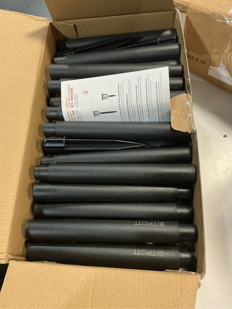 Condition photo showing Good Condition for bitpott super bright solar pathway lights 8 pack, adjustable warm & cold solar lights outdoor waterproof ip65, auto on/off, outdoor decor light for garden, landscape, path, yard, patio, driveway warm&cool 8 pack