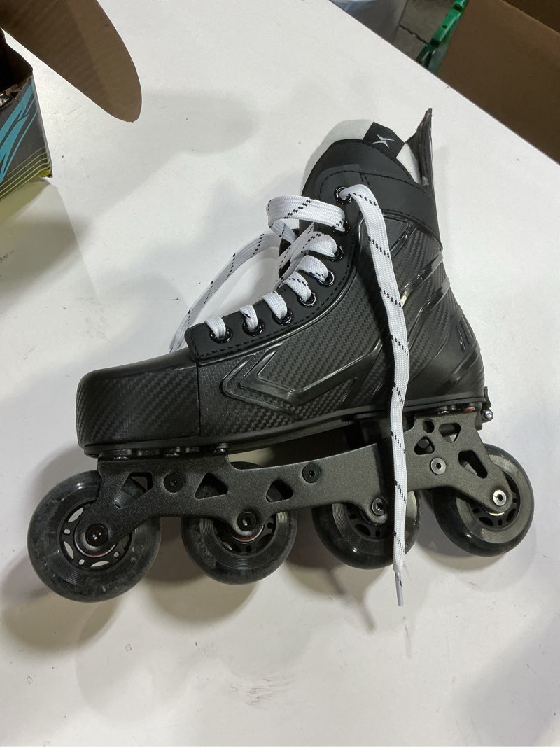 Condition photo showing Good Condition for TronX Stryker Adjustable Senior Intermediate Junior Youth Roller Inline Hockey Skates, New for 2024