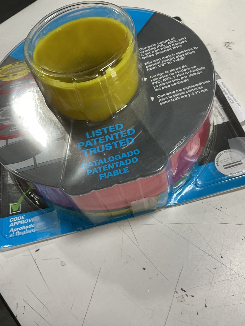 Condition photo showing Good Condition for Oatey Set-Rite 7.13-in Red Plastic Toilet flange extender kit