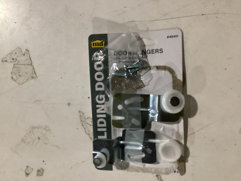 Condition photo showing As Is for m-d 0.5-in door -mount sliding closet door roller