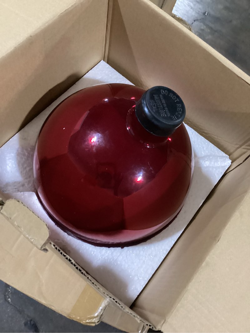 Condition photo showing Good Condition for 10" shiny outdoor patio garden gazing ball