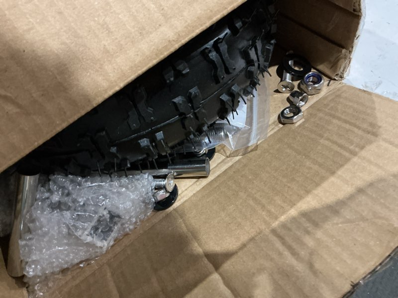 Condition photo showing Good Condition for vevor boat launching wheels, 12" boat transom launching wheel, 500 lbs loading capacity inflatable boat launch wheels, aluminium alloy transom launching dolly wheels with 4 pcs of quick release pins