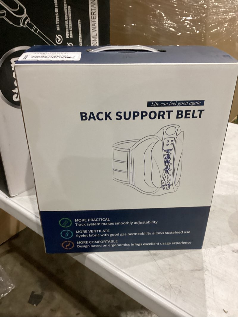 Condition photo showing New/Like New for Back Brace Support Belt-Lumbar Support for Back Discomfort, Sciatica, Scoliosis, Herniated Disc Adjustable Support Straps-Lower Back Brace with Removable Lumbar Pad for Men & Women (2XL/3XL 41.3"-50.4")