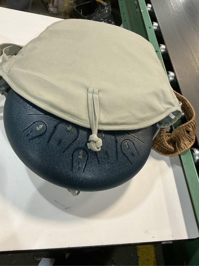 Condition photo showing As Is for (Similar)BURNING&LIN Steel Tongue Drum (14 INCHES ZHISHE)