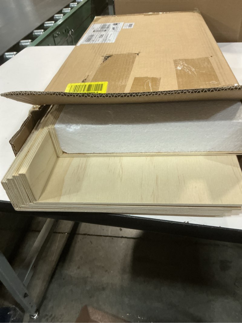 Condition photo showing Good Condition for 5 Pcs Wire Rack Covers Wood Shelf Covers for Removable Closet Decoration, Shelves Cover for Wire Shelving – Ready to Use for Pantry, Kitchen, Bathroom, Garage & Closet Shelves-24x12 Inch