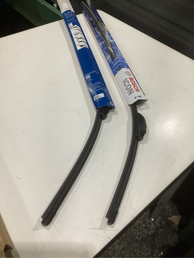 Condition photo showing Good Condition for bosch 26a20a icon beam wiper blades - driver and passenger side - set of 2 blades (26a & 20a) front (26a & 20a) icon combo pack (front)
