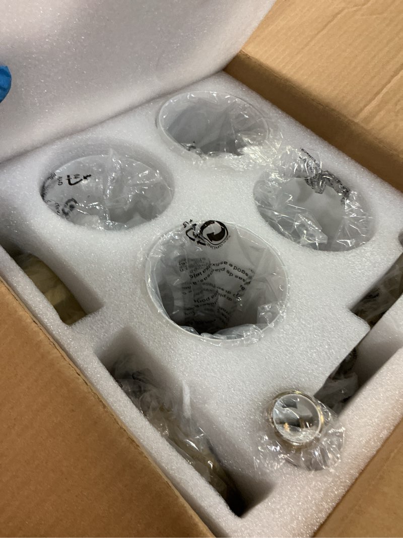 Condition photo showing Good Condition for mid century bathroom wall sconce - set of 2 modern brushed gold brass sconces - frosted milk white glass indoor dimmable lighting fixture with bulb - double vanity lights for bedroom living room decor 2 pack