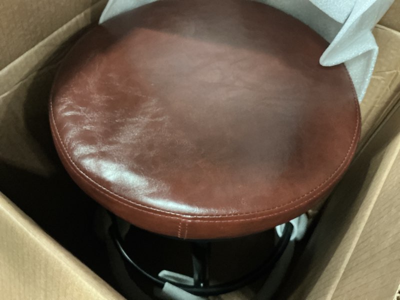 Condition photo showing Good Condition for yaheetech industrial bar stools vintage counter height adjustable kitchen