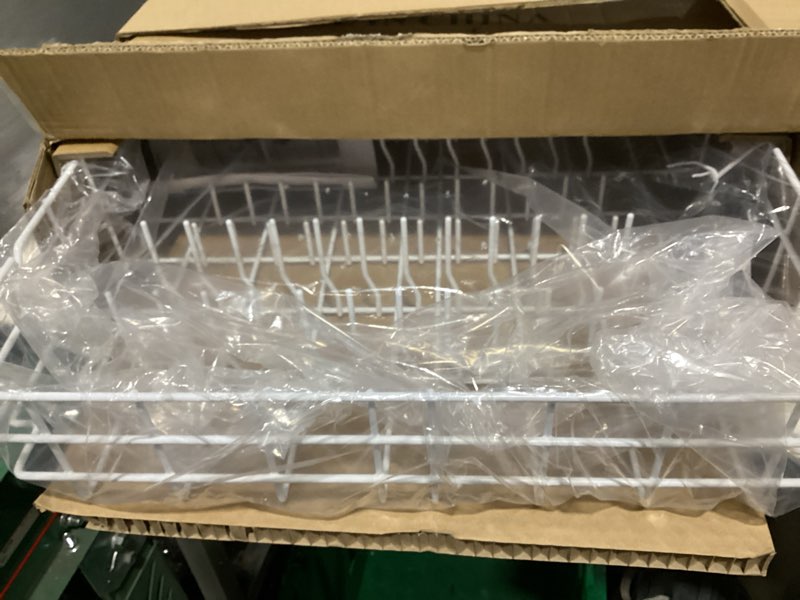Condition photo showing New/Like New for Upgraded 808602302 Dishwasher Lower Rack Replacement Parts for Frigidaire Kenmore Dishwasher Lower Dishrack Assembly with 154174501 Wheels 154432602 FDB1050REB0 Dishwasher Bottom Drawer Rack Basket