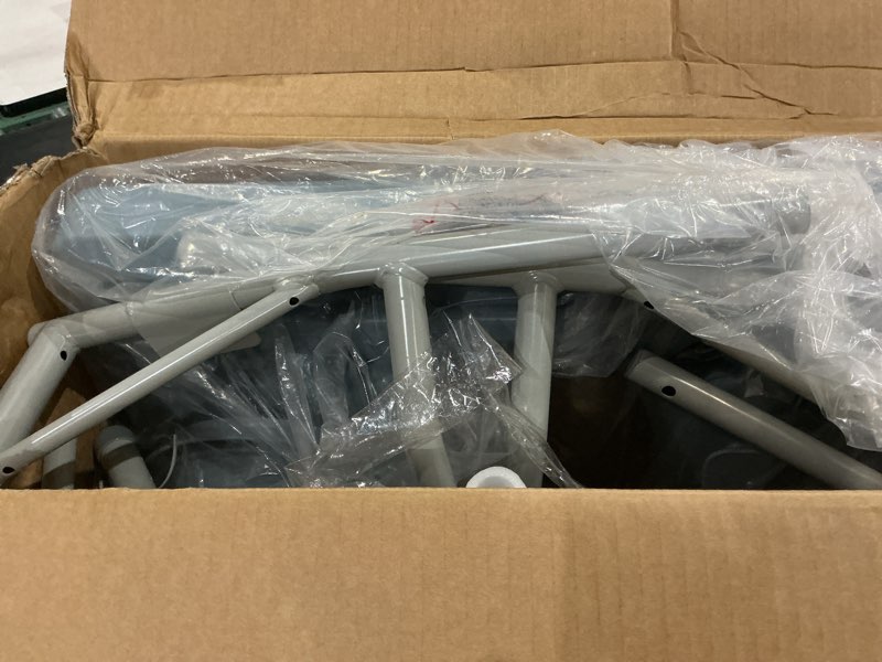 Condition photo showing As Is for hd drop-arm commode (kd)