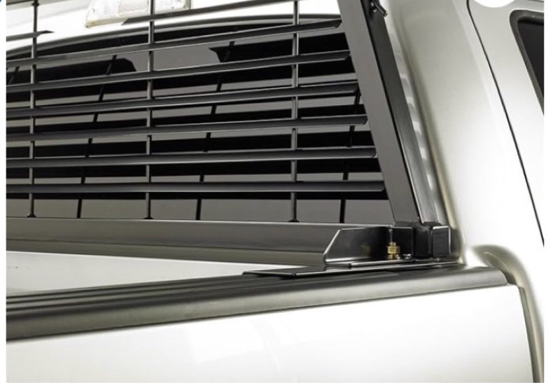 realtruck backrack hardware kit for use w/standard bed, black, no drill | 30500 | fits 2022-2025 nissan frontier hardware kit only standard bed