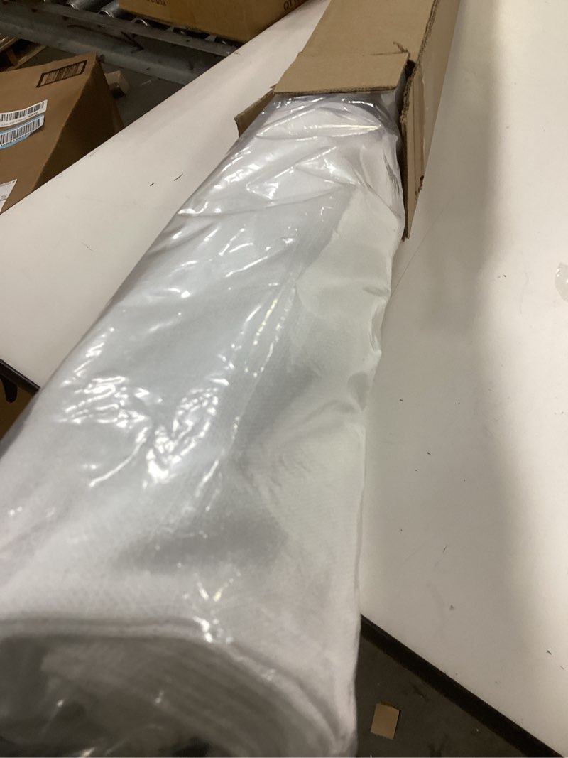Condition photo showing Good Condition for no Drill Cordless Roman Shades for Windows, 20" W × 64" H - Light Filtering - Linen - White Light Filtering - Linen - White 20" W × 64" H