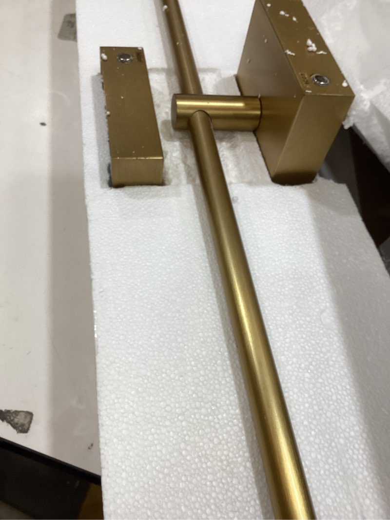 Condition photo showing Good Condition for Battery Operated Wall Sconce with Remote Control, 10000mAh Dimmable Wall Sconces Set of Two, 2700K-6500K Adjustable, Rechargeable LED Wireless Wall Lights for Bedroom, Living Room, Gold, 32 Inch