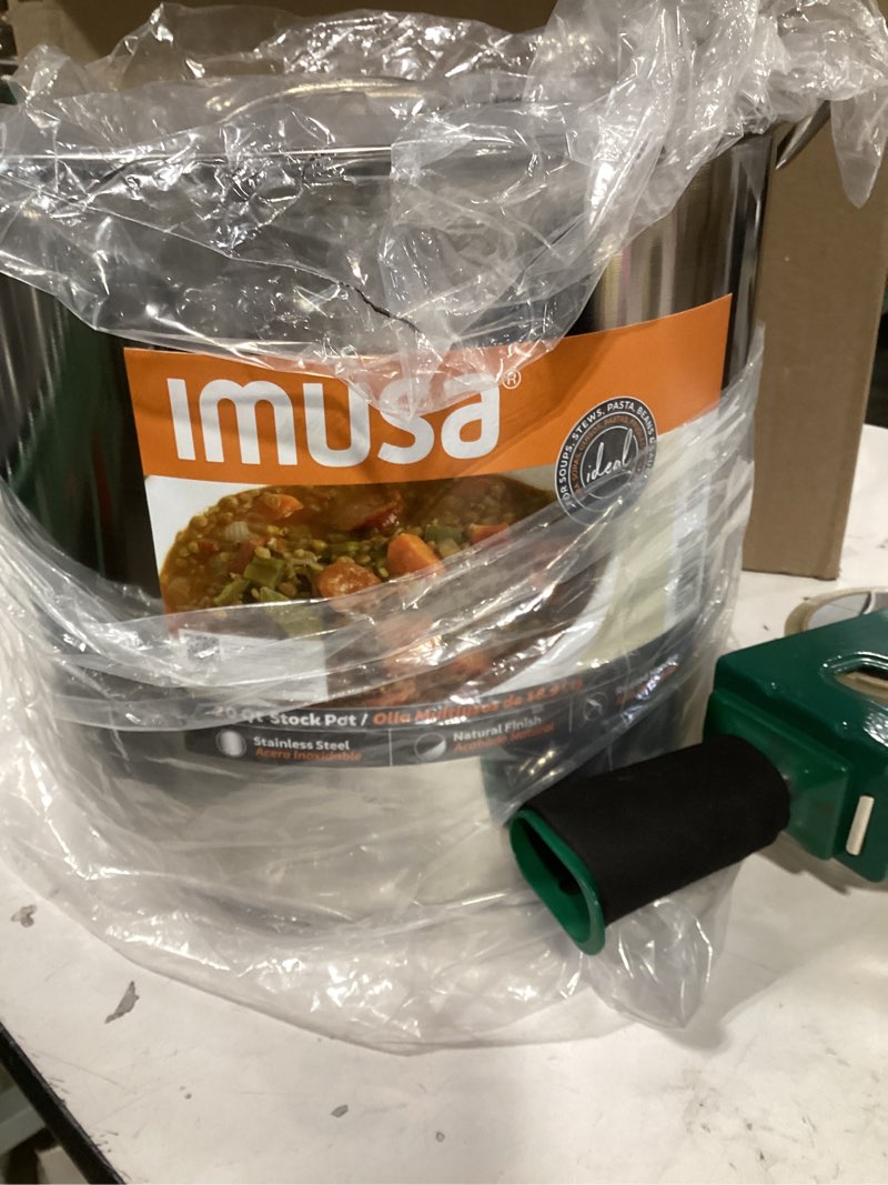 Condition photo showing Good Condition for IMUSA USA Stainless Steel Stock Pot 20-Quart, Silver