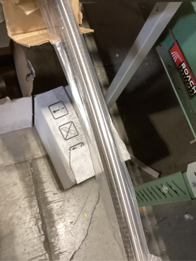 Condition photo showing New/Like New for Curved Shower Curtain Rod, Adjustable 35-65 inches Extra Wide Curved Shower Rods for Bathroom, Rust proof Shower Rod, Premium Stainless Steel Curved Curtain Rod for Shower, Bathtub, Silver Silver 35-65 inches