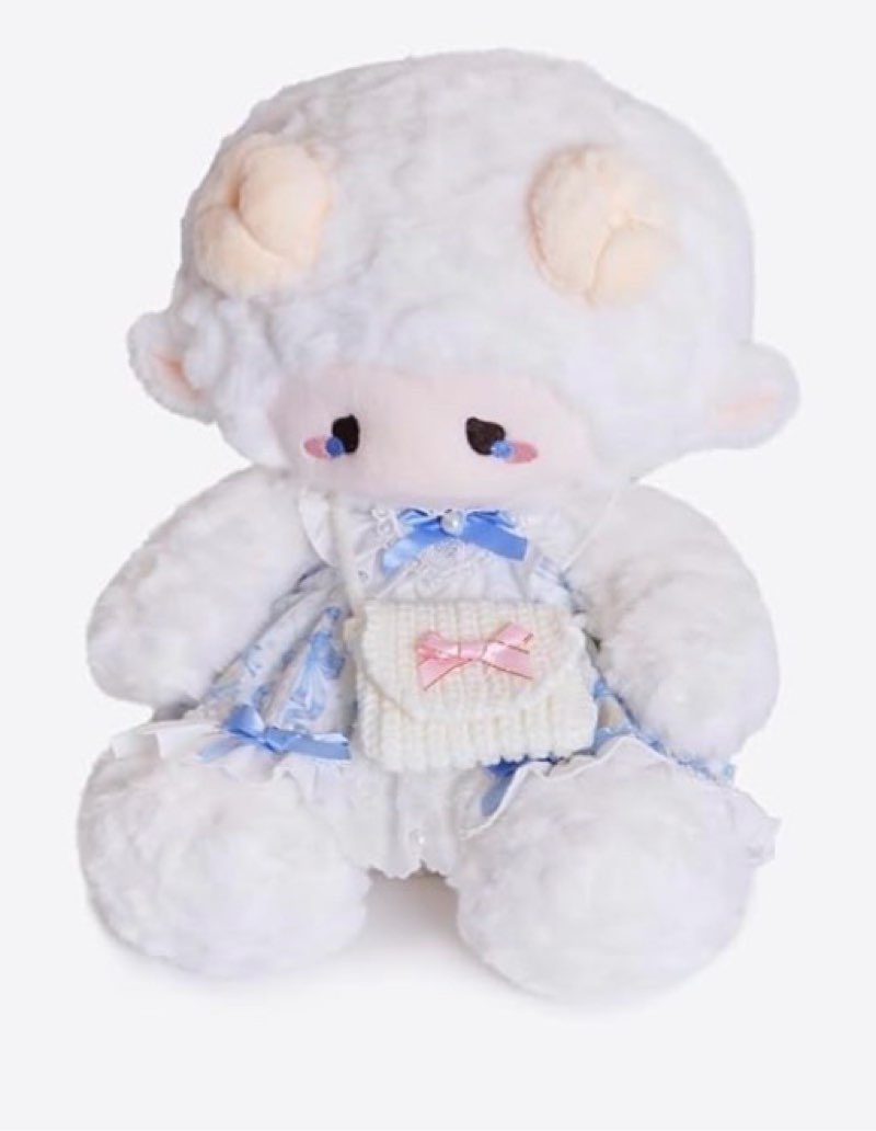 ZEIO 11.4 Inch Sheep Plush Toy, Super Soft Sheep Stuffed Animal, Cute Lamb Stuffed Animal, Gift for Kids and Adults?Blue?