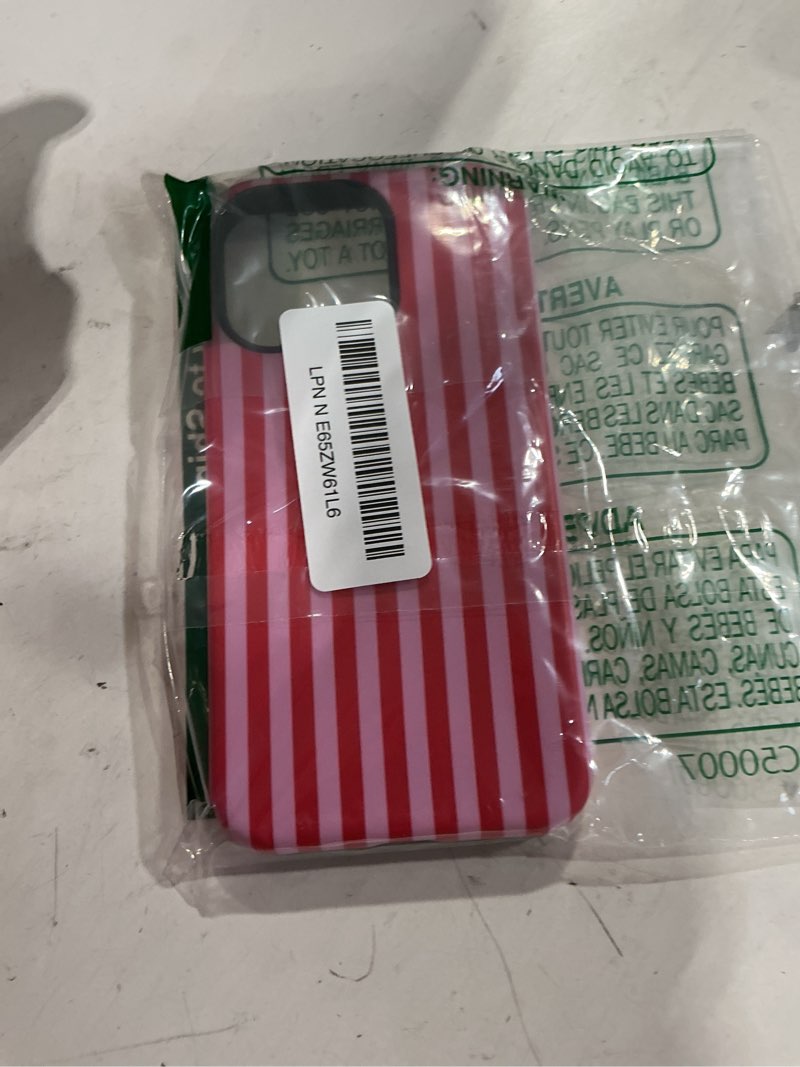 Condition photo showing Good Condition for magnetic for iphone 13 pro case cute stripes phone case, shockproof slim tpu and hard pc protective phone cover compatible with magsafe designed for women girls, red and pink red&pink iphone 13 pro
