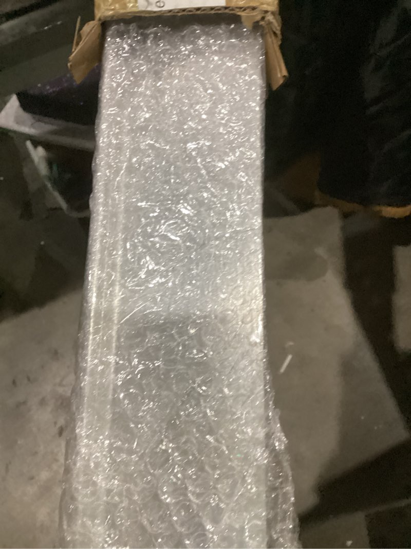 Condition photo showing Good Condition for anodized aluminum door drip cap overall height 1-1/2 inches overhead rain top drip edge door and window rain deflector home rain drip guard door top weatherstrip (52 inch) 1 52 inch