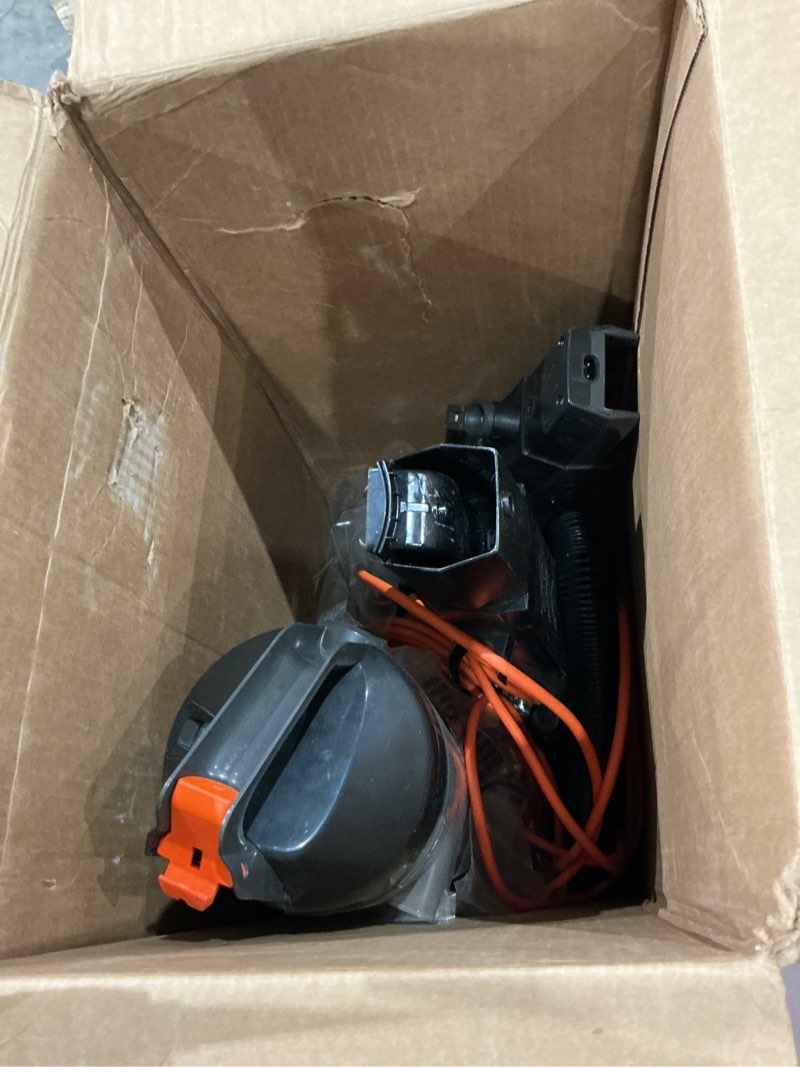 Condition photo showing As Is for hoover commercial taskvac bagless upright vacuum cleaner, furniture guard lightweight hepa filtered professional grade long-lasting, 15 pounds 35-foot long cord, ch53010, black upright bagless vacuum with hepa filtration