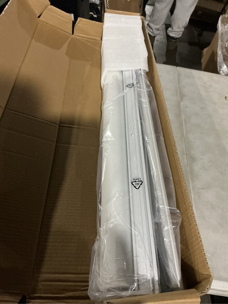 Condition photo showing item condition for Grandekor No Drill Zebra Blinds for Windows,Cordless Zebra Shades Dual Layer, Pull Down Roller Shades Free-Stop,Custom Sizes,Textured White,Easy to Install for Home, Office, Bedroom