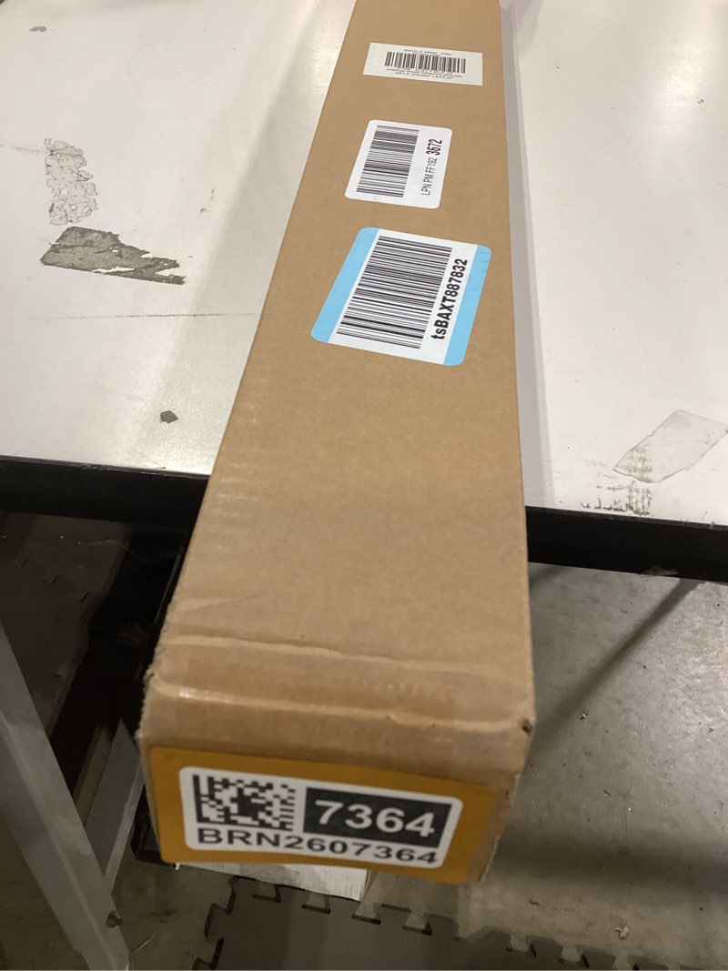 Condition photo showing New/Like New for lazblinds no-drill cordless zebra blinds - dual layer light filtering & room darkening, free-stop lift, easy install, day & night privacy with valance for window 27.5" w x 72" h, black 27.5"w x 72"h black
