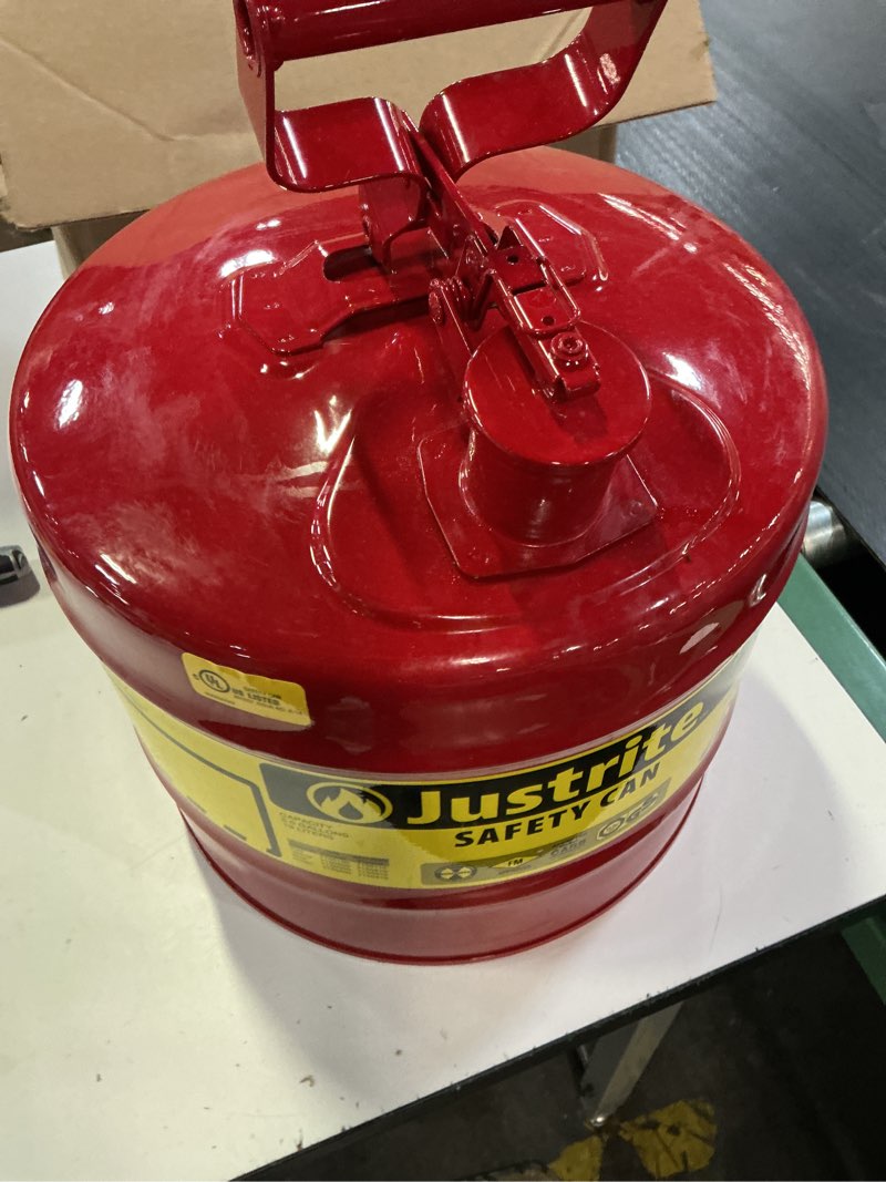 Condition photo showing Good Condition for justrite type i safety can 5 gal