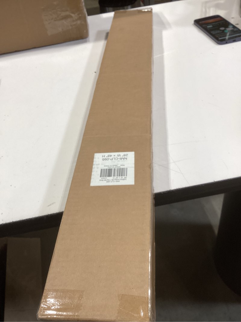 Condition photo showing New/Like New for lazblinds no tools no drill 1" vinyl mini blinds, cordless blinds for windows, light filtering horizontal window blinds & shades, 28" w x 48" h, cream cordless-cream 28" w x 48" h