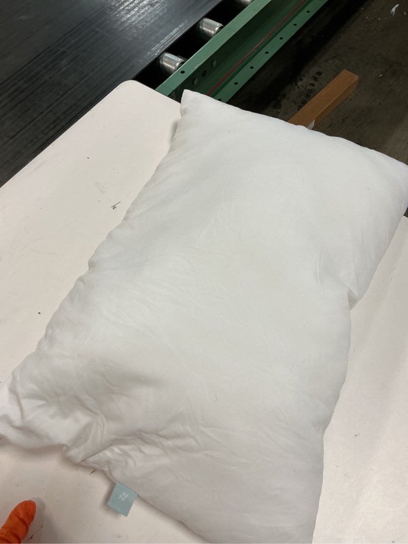 Condition photo showing As Is for similar edow luxury soft pillows for sleeping, fluffy down alternative polyester fiber filled pillow, home&hotel-collection, machine washable