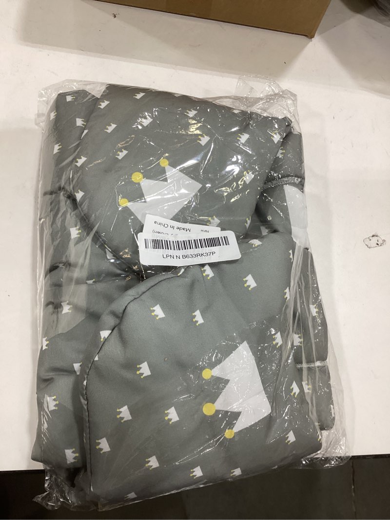 Condition photo showing As Is for for ikea high chair cushion, high chair pad for ikea antilop highchair, cotton non-slip, soft, baby sitting more comfortable (gray crown)
