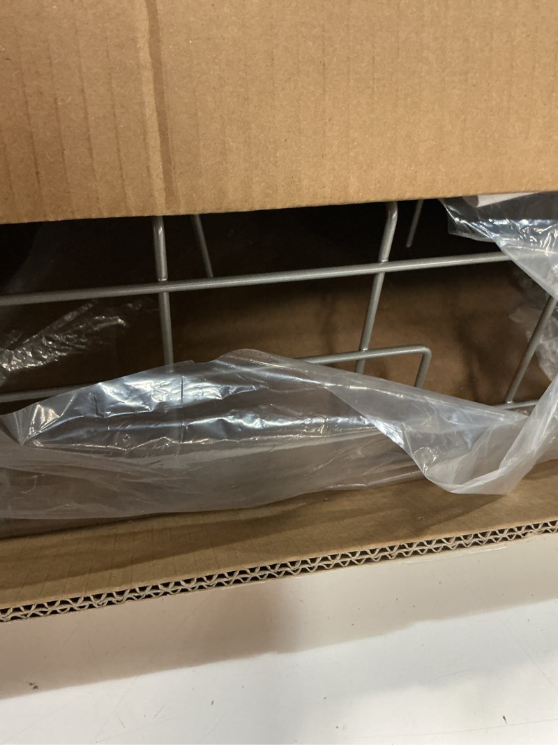 Condition photo showing As Is for wd28x26099 wd28x34744 dishwasher lower rack compatible with ge dishwashers - replaces wd28x24396,wd28x22659,wd28x28918. fits models gdf510psr3ss, gdf510psm0ss, gdf510psmoss, gdf535psr0ss, gdf510psr6ss lower rack 20.7'' x 21.6'' x 8''