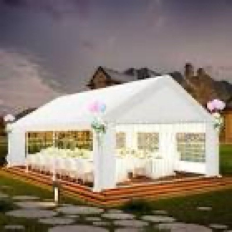 cobizi 20x20 party tent heavy duty, large outdoor wedding tents for parties with 6 sidewalls & built