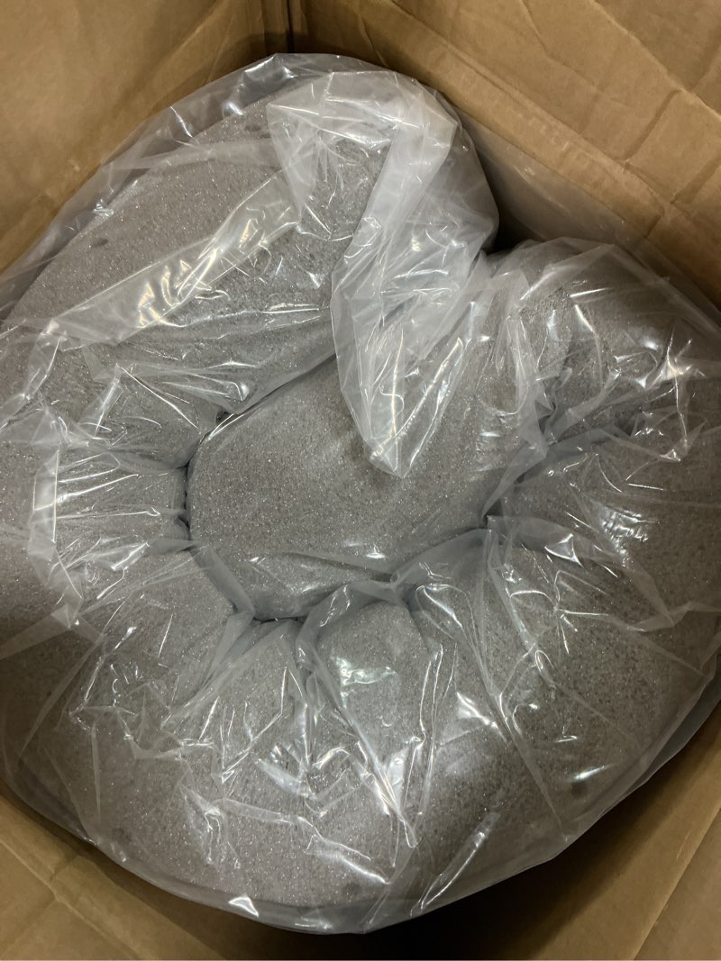 Condition photo showing As Is for Lucid 4 Inch Bamboo Charcoal Infused Memory Foam Mattress Topper - Queen Size – Moisture and Odor Control - Ventilated - Ultra Plush Feel, Pressure-Relief Bed Topper – CertiPur Certified Queen 4 Inch Topper Only