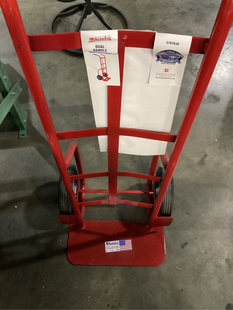 Condition photo showing Good Condition for milwaukee dual handle truck with stair climbers
