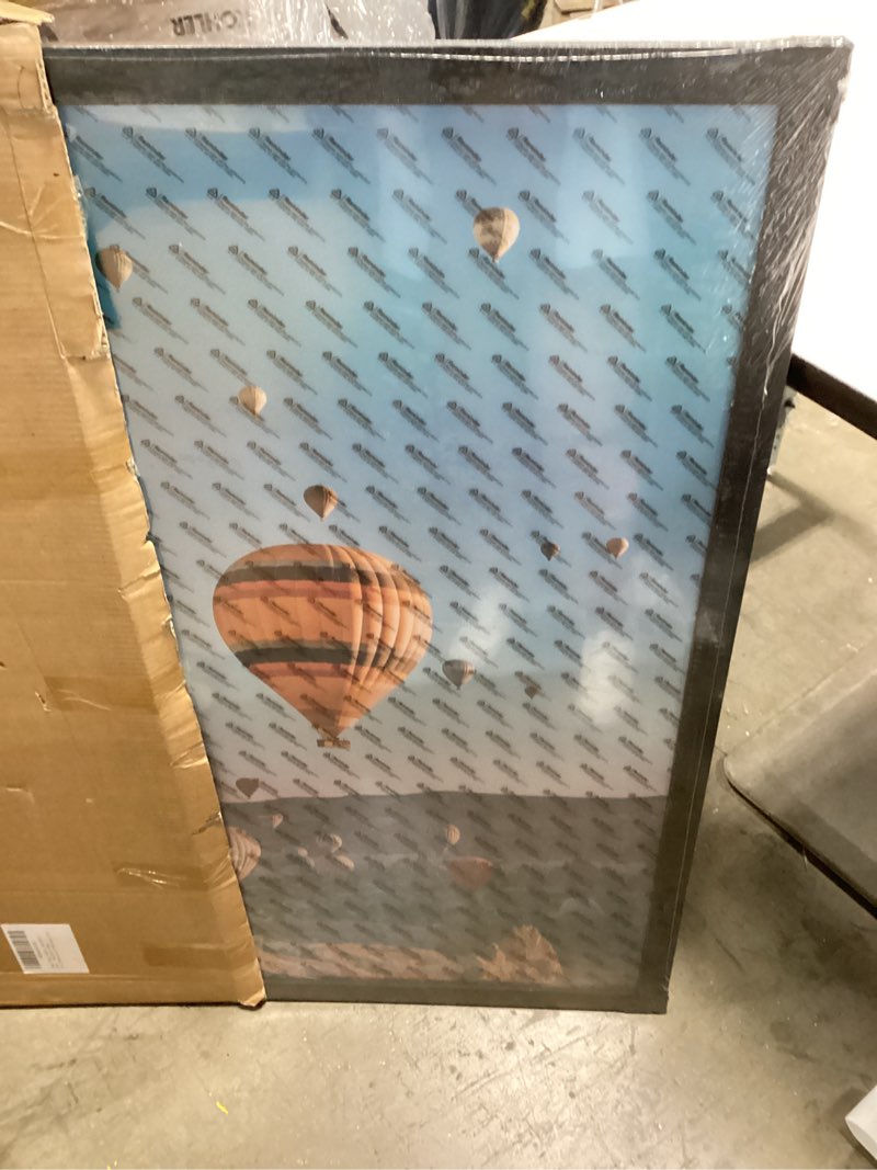 Condition photo showing Good Condition for Wood 27x40 Inch Poster Frame Black for Wall Hanging, Movie Poster 27 x 40 Inch Photo Frame for Wall Horizontally or Vertically, Black,1 Pack 1 27x40 inch