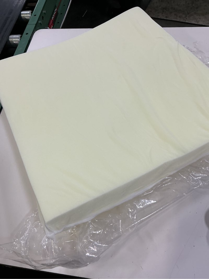 Condition photo showing New/Like New for 20 x 20 x 2\\\\\\\" high-density foam cushion replacement pad, firm seat foam insert for sofa, bench & window seating