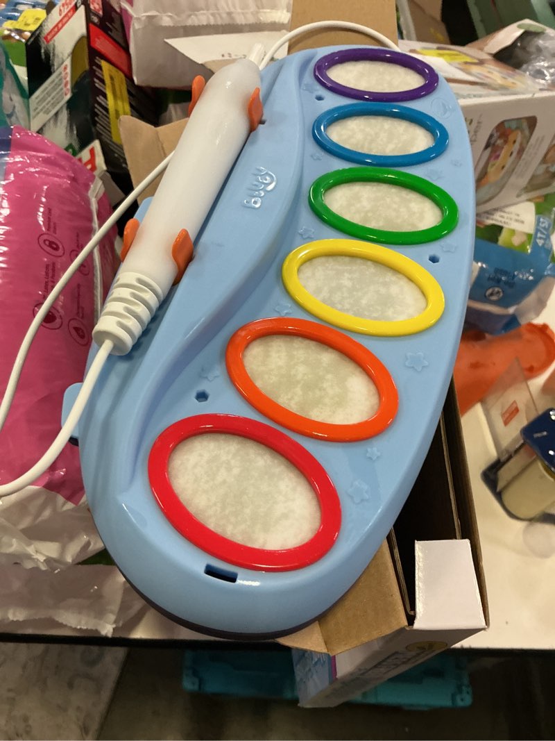 Condition photo showing As Is for crayola color wonder bluey magic light brush, mess free kids painting set, toddler activities, educational toys, easer gifts for ages 3 & up