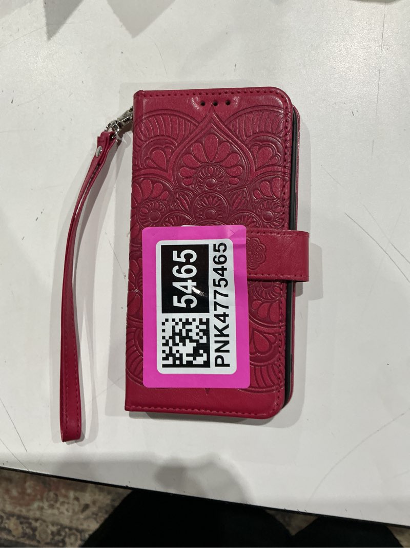 Condition photo showing Good Condition for wallet case for iphone 13,[rfid blocking] 3 card holder with credit card slot magnetic protective flip leather cover for iphone 13 (red)