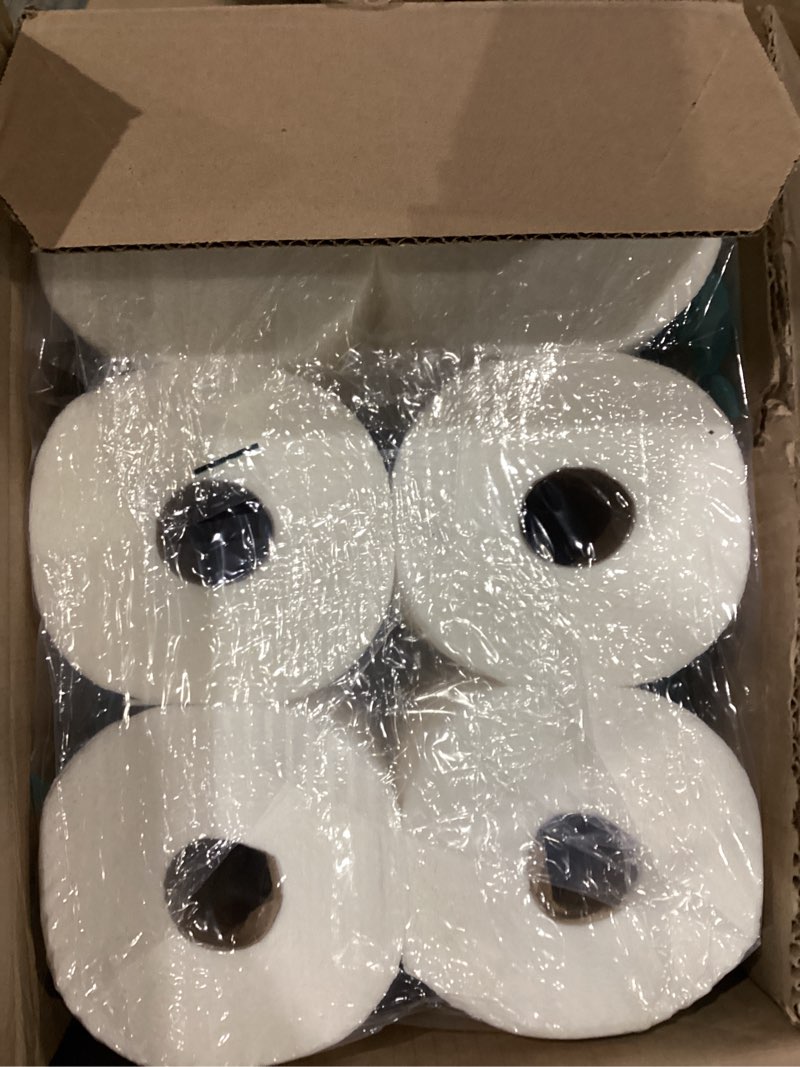 Condition photo showing New/Like New for amazon brand - presto! ultra-strong premium paper towels, 158 sheet huge roll - flex-a-size, 6 rolls, equivalent to 19 regular rolls, white huge 6 count (pack of 1)
