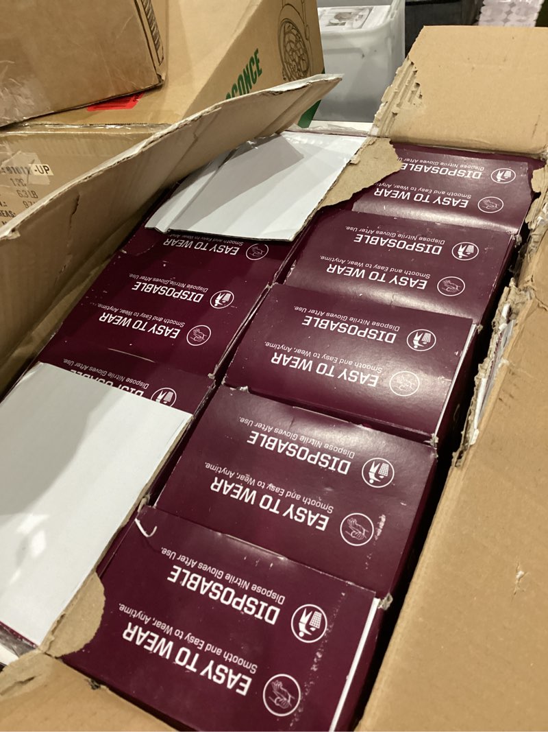 Condition photo showing Good Condition for 6mil black nitrile disposable medical exam gloves - heavy duty 1000 pcs gloves powder-free latex-free - doctors, nurses, chefs, mechanics, cleaning, food prep & more medium black (10 pack)